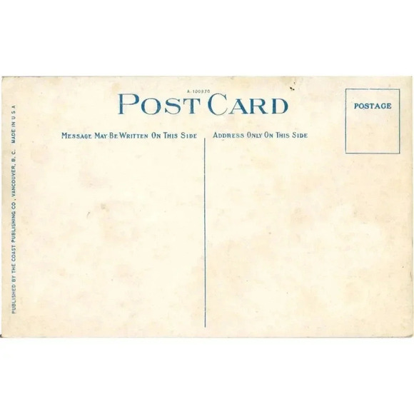 Rock Gardens Stanley Park Vancouver British Columbia Canada Postcard - Picture 2 of 2